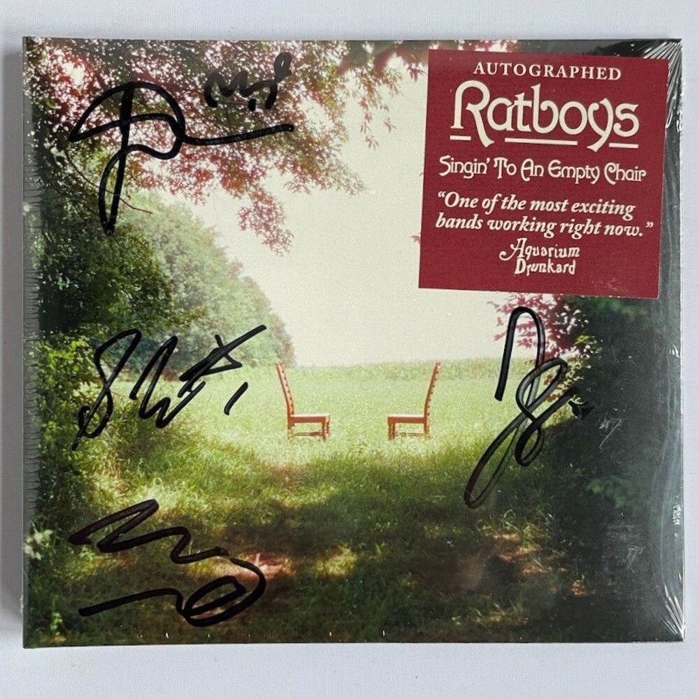 Ratboys – Singin’ to an Empty Chair – Autographed Compact Disc, CD, New, Sealed